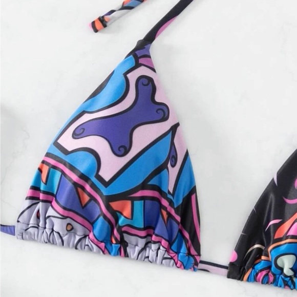 SHEIN Bikini set with head scarf - Picture 3 of 8